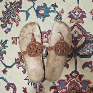 Tory Burch Brown Sandals with Chic Style